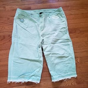 Lane Bryant Mint Green Capris